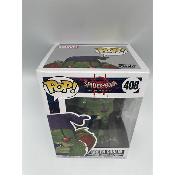 Funko Pop! - Spider-Man into the Spiderverse Green Goblin 408 - Bobblehead - Picture 3 of 7